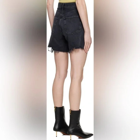 Agolde StellaDistressed Jean Shorts